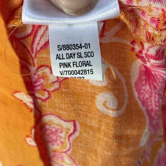 Old Navy All Day Sleeveless Pink Floral Maxi Dress Size Small - Picture 9 of 11